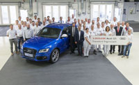 Audi produit le millionième Q5 à l’usine d’Ingolstadt, Allemagne 